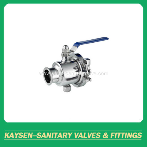 3A Sanitary Clamped Non-retention Ball Valve